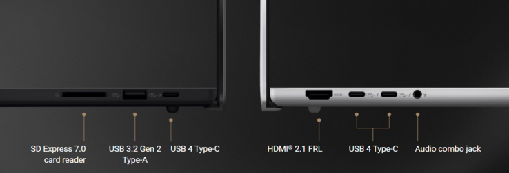 Asus ProArt P16 Anschlussmöglichkeiten