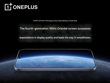 Das OnePlus 16 wird voraussichtlich mit einem OLED-Display ausgestattet sein, das eine Bildwiederholrate von bis zu 185 Hz bietet