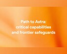 Grafik von OpenAI mit dem Schriftzug Path to Astra, critical capabilities and frontier safeguards