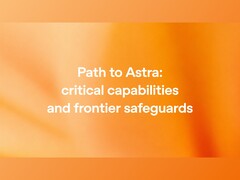 Grafik von OpenAI mit dem Schriftzug Path to Astra, critical capabilities and frontier safeguards