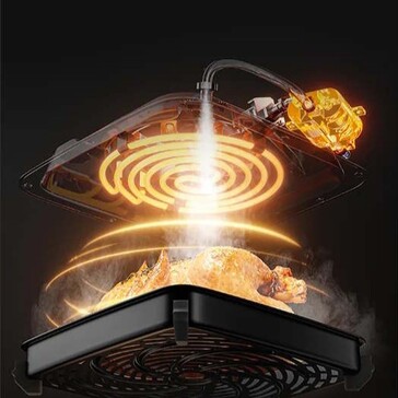 In den Garraum wird dann Dampf gesprüht