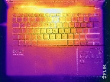 Oberflächentemperaturen Stresstest (Oberseite)