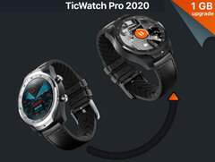 Mobvoi TicWatch Pro 2020: Smartwatch mit 1 GB und 30 Tagen Akkulaufzeit.