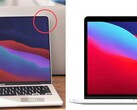 Das ist schon kurios: Intels für die Anti-Apple-Werbespots modifiziertes MacBook Pro wirkt fast komplett randlos. (Bild: Intel links, Apple rechts, aufgehellt)