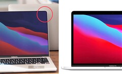 Das ist schon kurios: Intels für die Anti-Apple-Werbespots modifiziertes MacBook Pro wirkt fast komplett randlos. (Bild: Intel links, Apple rechts, aufgehellt)