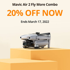 Die DJI Mavic Air 2 Fly More Combo gibt es aktuell zu einem attraktiven Preis im Angeobt. (Bild: DJI)
