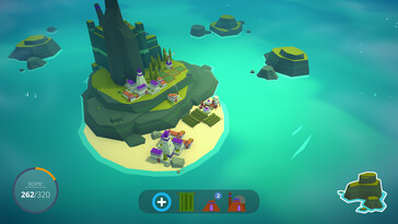 Eine Insel in Islanders.