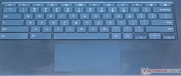 Die Tastatur ist ordentlich, kann aber mit den besten Chromebooks nicht mithalten