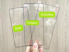Das Samsung Galaxy S24 Trio zeigt sich schonmal in Form von Displayschutzprodukten von Drittanbietern.