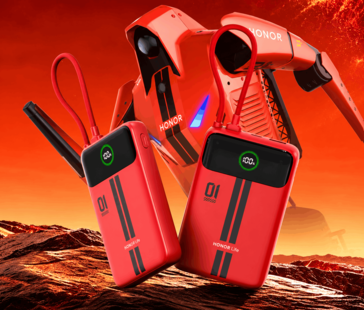 Honor Powerbanks in Rot