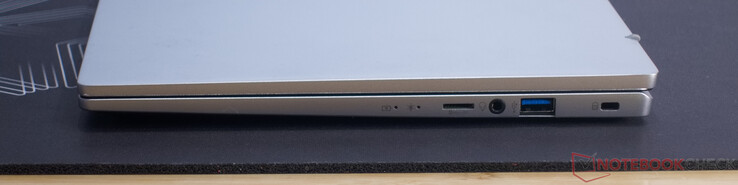 Speicherkartenleser (MicroSD), Audiokombo, USB 3.2 Gen 1 (USB-A), Kensington-Schloss-Aussparung