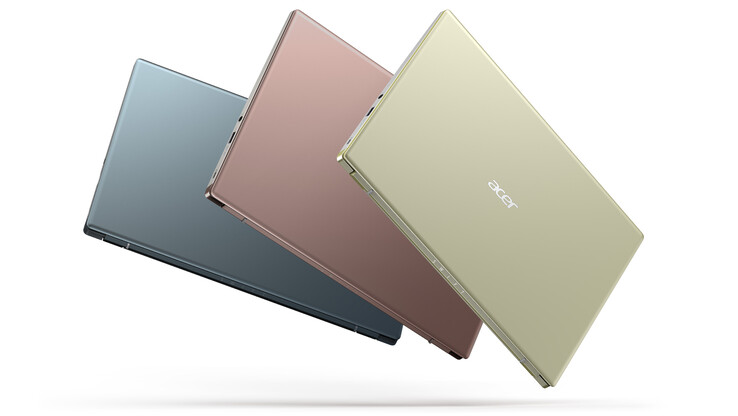 Das Swift X kommt in drei verschiedenen Farben (Bild: Acer)