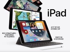 Während Apples preiswertes iPad mit 10,2 Zoll Bildschirm weiterhin mit 3GB RAM ausgestattet ist, bekommt das neue iPad mini 6 ein Upgrade auf 4GB RAM (Bild: Apple)