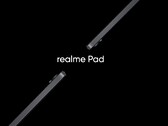 Das erste Teaser-Bild des Realme Pad zeigt ein schlankes Tablet aus Aluminium. (Bild: Realme)