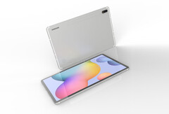 Das Samsung Galaxy Tab S7+ war bereits vor einigen Wochen im 360 Grad-Video zu sehen. (Bild: OnLeaks / Pigtou)