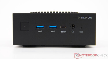 Peladn HO5 - Anschlüsse an der Vorderseite