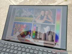 Im Freien an einem hellen, bewölkten Tag