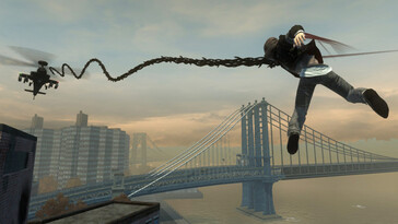 In Prototype muss man es auch mit Helikoptern aufnehmen (Bildquelle: Steam)