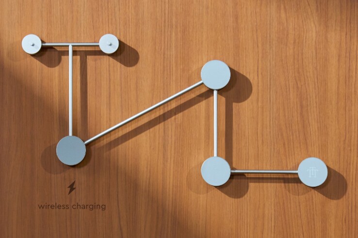 Alle Komponenten können durch eine modulare Halterung an einer Wand montiert werden.