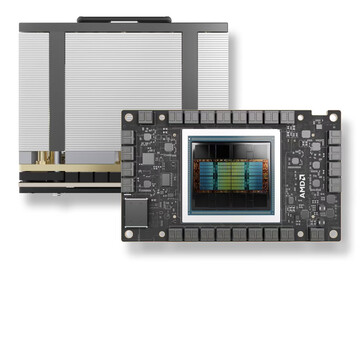 Produktabbildung des AMD Instinct MI300X (Bild: AMD)