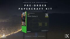 Das exklusive Xbox Series X &quot;Pre-Order Papercraft Kit&quot; erhält man derzeit kostenlos, wenn man die Konsole bei Saturn oder Media Markt vorbestellt. (Bild: Microsoft)