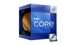 Der Intel Core i9-12900K wird in einer auffälligen Verpackung mit dekorativem Wafer ausgeliefert. (Bild: Intel / Amazon)