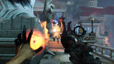 Im Bild: Ein Gameplay-Screenshot aus BioShock Infinite.