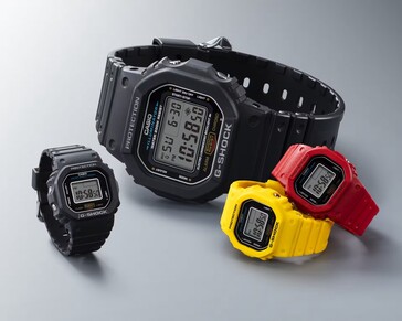 Die G-Shock Nano-Ring-Serie wird in drei verschiedenen Farbvarianten angeboten. (Bildquelle: Casio)