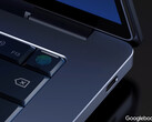 Googlebook Laptops werden von Intel Qualcomm und MediaTek Prozessoren angetrieben. Im Bild: ein Promo-Rendering eines Laptops der Marke Google.