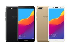 Das Einsteiger-Handy Honor 7S kommt in Schwarz oder Gold.