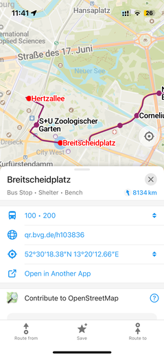 Darstellung des 200ers in Berlin.