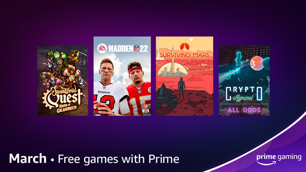 Exklusiv für Prime-Mitglieder: Amazon Prime Gaming verschenkt im März Madden NFL 22 und sechs weitere kostenlose Games