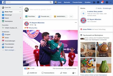 Facebook im Jahr 2019