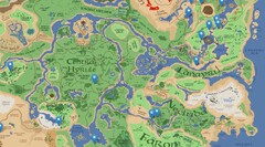 Die Karte von Zelda: Breath of the Wild gibts jetzt als interaktive Version mit Street View. (Bild: Nassim&#039;s Software)