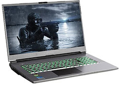 Captiva High-End-Gaming I64-067 mit Abstand günstigster RTX-3080-Gaming-Laptop, samit 16 GB VRAM (Bild: Captiva)