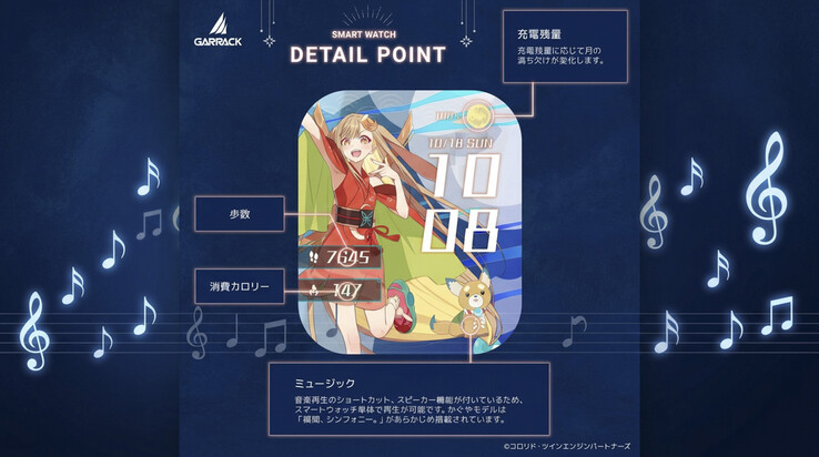 GARRACK Super Kaguya-hime! Smartwatch