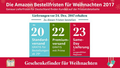 Amazon: Das sind die Bestellfristen für Weihnachtseinkäufe!