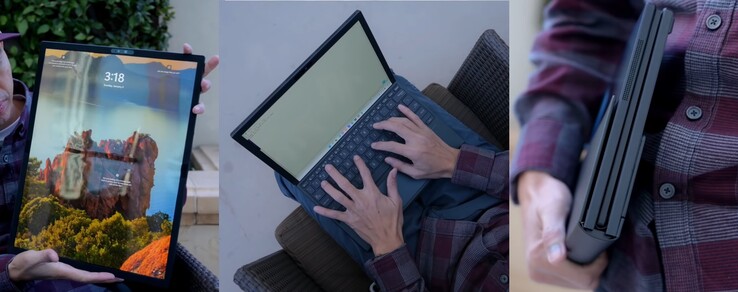 Der Youtuber Thin Te zeigt uns eines der ersten Asus Zenbook 17 Fold OLED-Laptops im Hands-On.