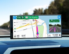 Die neuesten Navis von Garmin setzen auf große, ultrabreite Displays.