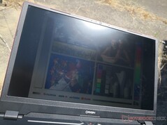 Im Freien in der Sonne