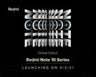 Xiaomi wirbt mit neuen Teasern für die zentralen Verbesserungen der Redmi Note 10-Serie, die am 4. März 2021 vorerst mal in Indien vorgestellt wird.