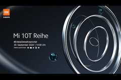 Xiaomi wird das Mi 10T am 30. September offiziell vorstellen, wie ein Teaser von Xiaomi Deutschland bestätigt.