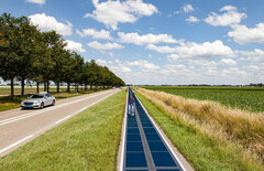 Photovoltaik-Radweg zur doppelten Flächennutzung für Mobilität und Stromerzeugung (Bild: Provinz Noord-Brabant)