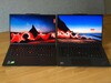 X1 Carbon Gen 14 (links) vs. T14s Gen 7 (rechts)