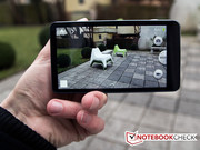 Betrieb draussen bei bedecktem Himmel