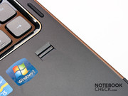 Der Fingerprint-Reader sorgt für Sicherheit,