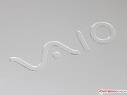 Das edel in Aluminium gefräste Logo...