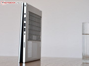 ... dass die Tastatur auf den Knien liegt.