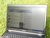 Display bei Sonneneinstrahlung