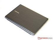 Die glatte Displayrückseite...